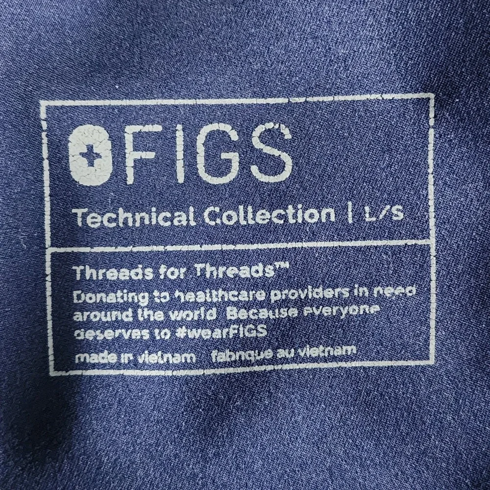 FIGS Mens Navy Blue Tansen‎ Jogger Scrub Pants Cargo Technical Collection L/S